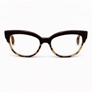 Prada Tortoiseshell Cat-Eye Women's Glasses Brown & Honey